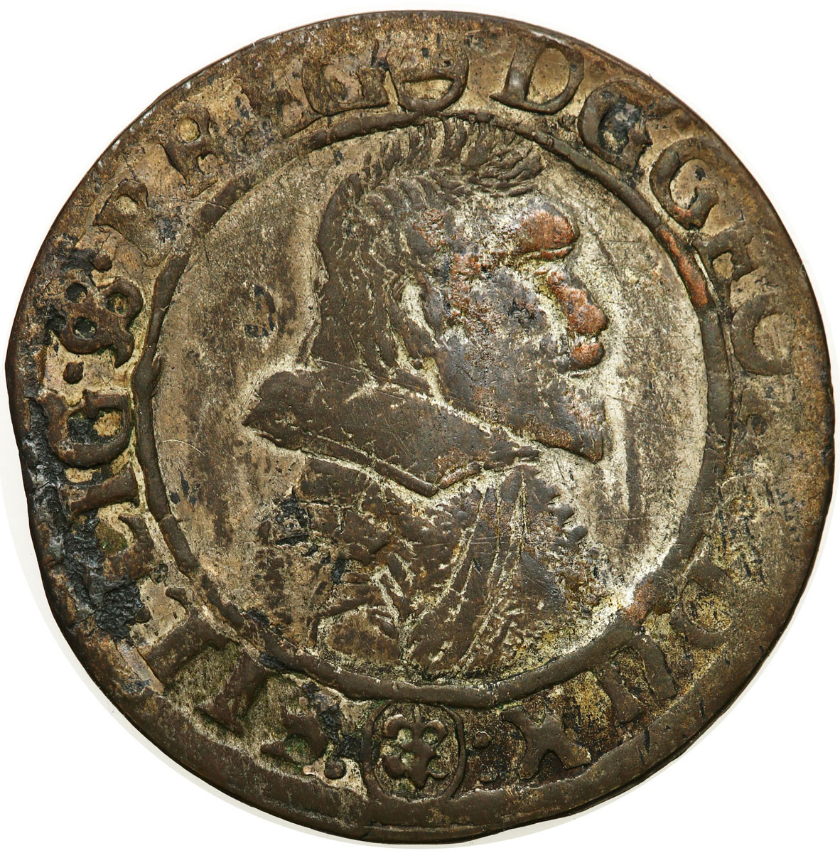 Śląsk - Księstwo Legnicko-Brzesko-Wołowskie. Jerzy Rudolf Legnicki (1621-1652). 12 krajcarów 1622 - RZADKIE